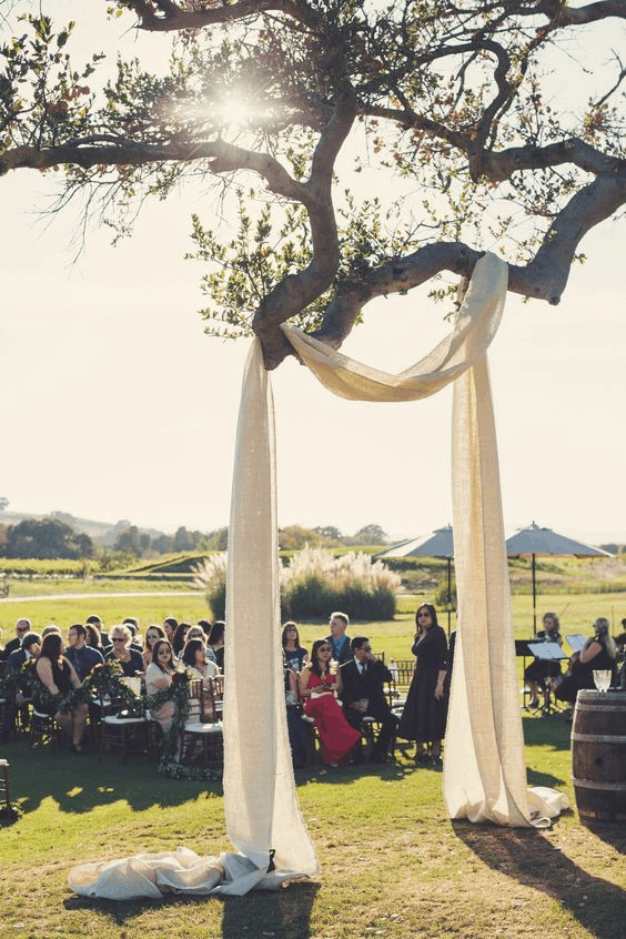 homemade wedding arch ideas