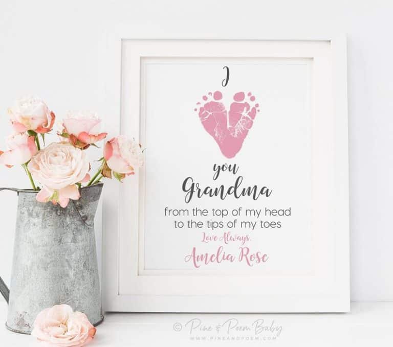 mothers day gift for grandma from baby