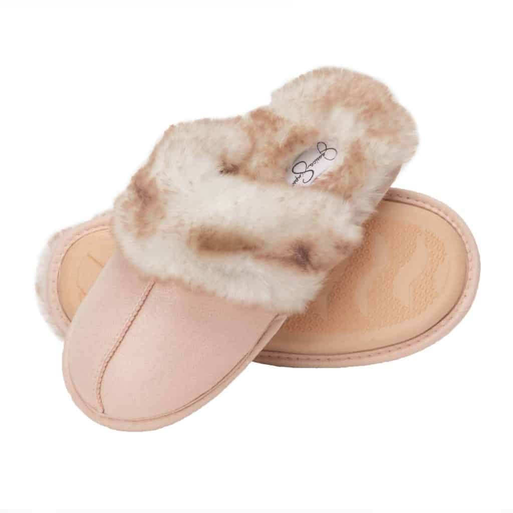 gift for friend: Faux Fur House Slippers