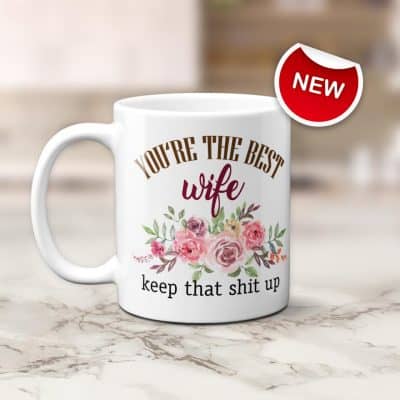 wife anniversary gifts: You Are the Best Wife Mug