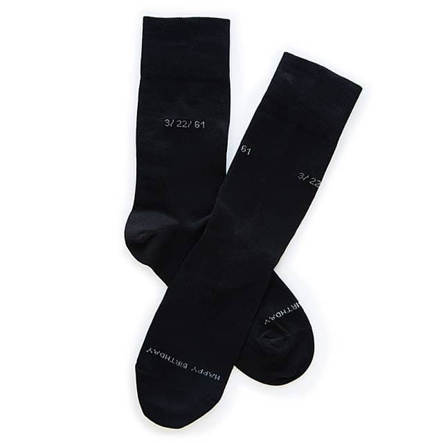 personalized anniversary gifts for him: personalized socks