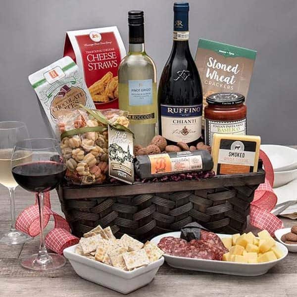 anniversary gift baskets for parents: Italian Gift Basket