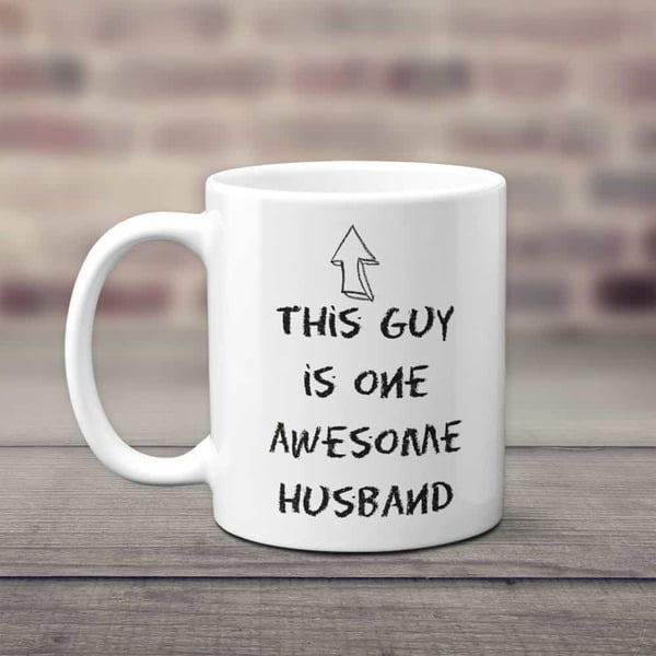 This Guy Is One Awesome Husband Mug