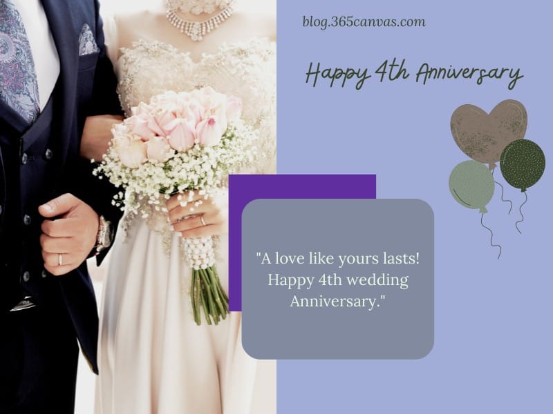Best 4 Year Anniversary Quotes for Couples