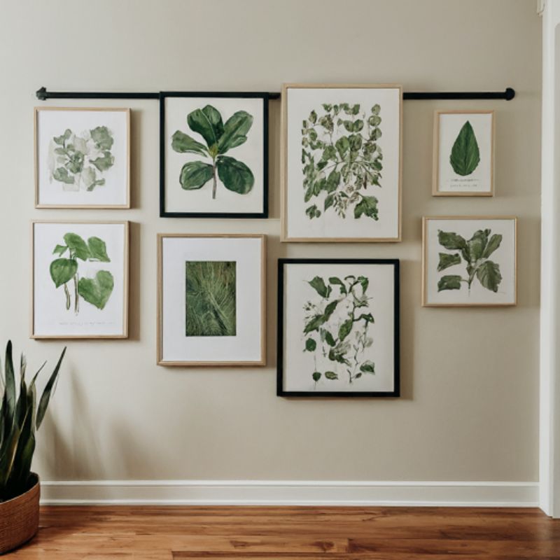 Hallway Gallery Wall Ideas Install a Gallery Rail