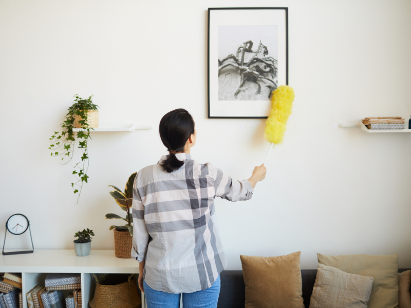 Dusting Your Canvas Print