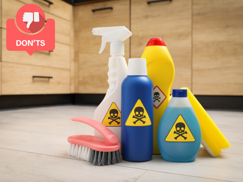 Skip Harsh Cleaning Chemicals