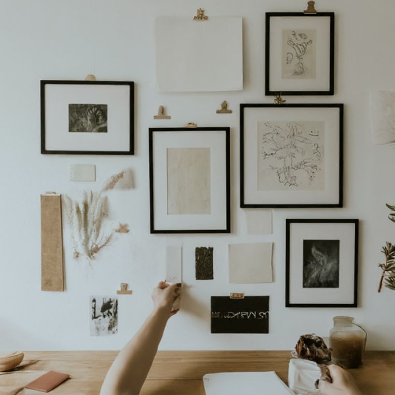 how to design a gallery wall Use the Right Tools